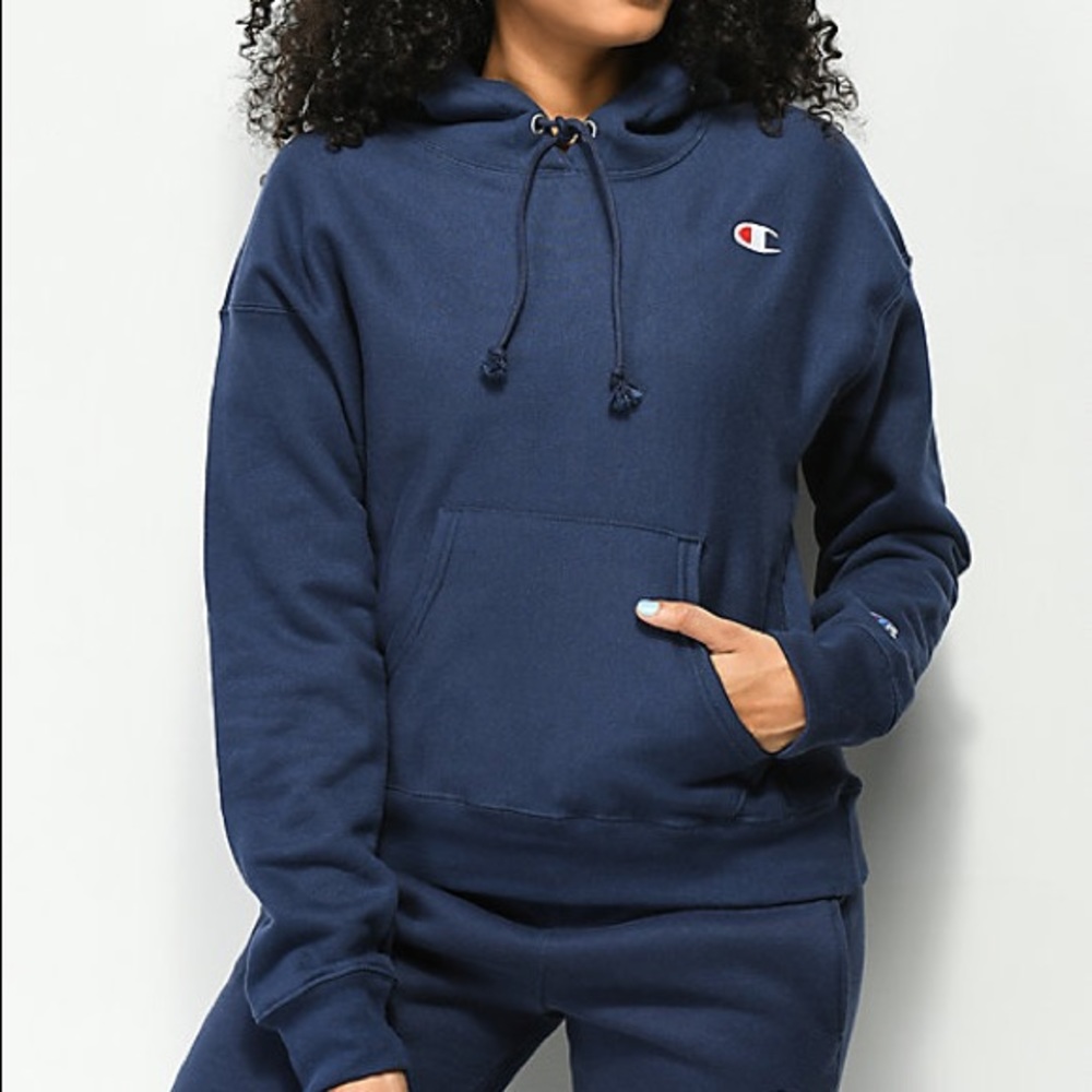 authentic champion reverse weave hoodie